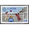 Timbre Yvert No 2585 europa jeux d'enfants, jeu de balle