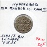 Hyderabad Mir Mahbub Ali Khan 1/2 rupee 1291 an 7 AH TTB, pièce de monnaie