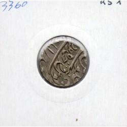 Hyderabad Mir Mahbub Ali Khan 1/2 rupee 1291 an 7 AH TTB, pièce de monnaie