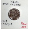 Inde Indore 1 rupee 1819 TTB pièce de monnaie