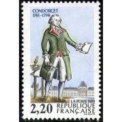 Timbre Yvert No 2592 Personnages célèbres de la révolution, Antoine Caritat