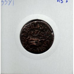 Mysore, 20 cash 1833 TTB, pièce de monnaie