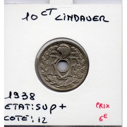 10 centimes Lindauer 1938 Sup+, France pièce de monnaie