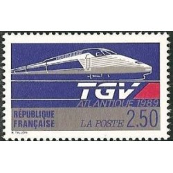Timbre Yvert No 2607 Le TGV atlantique