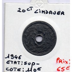 20 centimes Lindauer 1946 Sup-, France pièce de monnaie