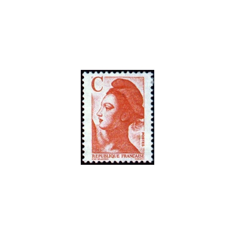 Timbre Yvert No 2616 Type liberté avec c rouge 2.30fr