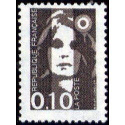 Timbre Yvert No 2617 Type Marianne du Bicentenaire 0.10fr bistre noir