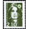 Timbre Yvert No 2622 Type Marianne du Bicentenaire 2.10fr vert