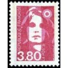 Timbre Yvert No 2624 Type Marianne du Bicentenaire 3.80fr rose