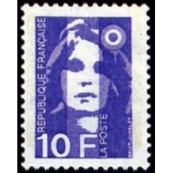 Timbre Yvert No 2626 Type Marianne du Bicentenaire 10.00fr violet