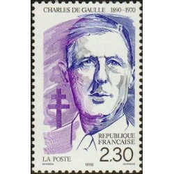 Timbre Yvert No 2634 Général De Gaulle
