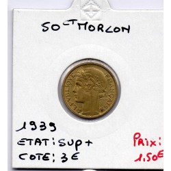 50 centimes Morlon 1939 Sup+, France pièce de monnaie