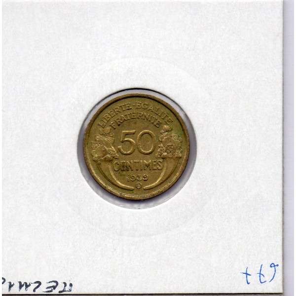 50 centimes Morlon 1939 B Beaumont Sup, France pièce de monnaie