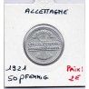 Allemagne 50 pfennig 1921 A, SPL KM 27 pièce de monnaie