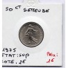 1/2 Franc Semeuse Nickel 1975 Sup, France pièce de monnaie
