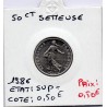 1/2 Franc Semeuse Nickel 1986 Sup+, France pièce de monnaie