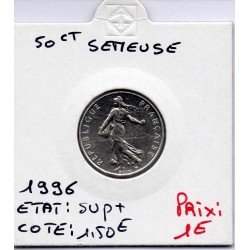 1/2 Franc Semeuse Nickel 1996 Sup+, France pièce de monnaie
