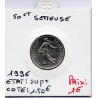 1/2 Franc Semeuse Nickel 1996 Sup+, France pièce de monnaie