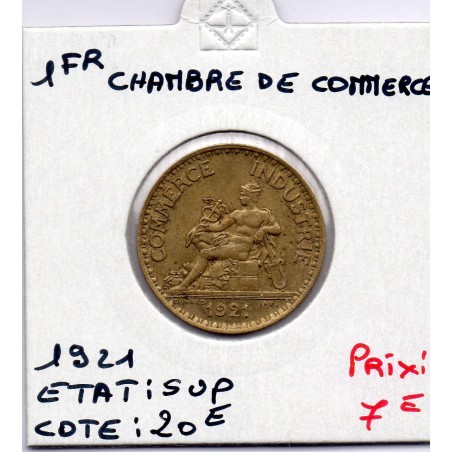 Bon pour 1 franc Commerce Industrie 1921 Sup, France pièce de monnaie