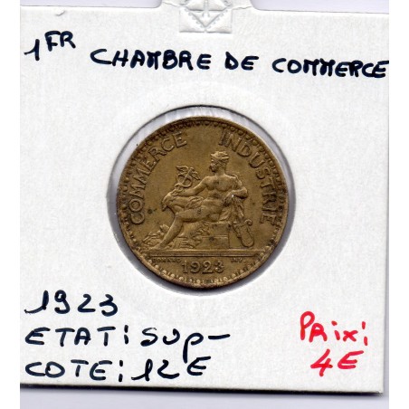 Bon pour 1 franc Commerce Industrie 1923 Sup-, France pièce de monnaie