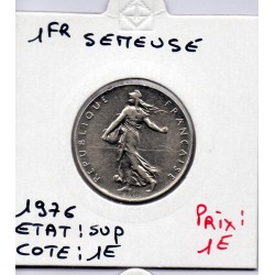 1 franc Semeuse Nickel 1976 Sup, France pièce de monnaie