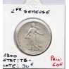 2 Francs Semeuse Argent 1900 TB-, France pièce de monnaie