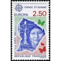 Timbre Yvert No 2696 Europa, l\'Europe et l\'Espace