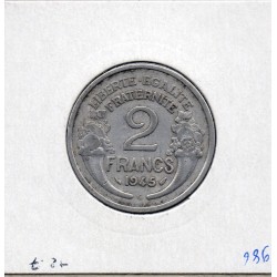 2 francs Morlon 1945 C Castelsarrasin TTB, France pièce de monnaie