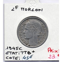 2 francs Morlon 1945 C Castelsarrasin TTB+, France pièce de monnaie