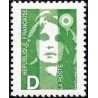 Timbre Yvert No 2711 Type marianne du bicentenaire D vert 2.20fr