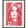 Timbre Yvert No 2712 Type marianne du bicentenaire D rouge 2.50fr