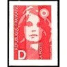 Timbre Yvert No 2713 Type marianne du bicentenaire D rouge 2.50fr autoadhésif de carnet