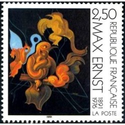 Timbre Yvert No 2727 Max Ernst, centenaire de sa naissance