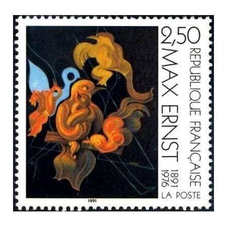 Timbre Yvert No 2727 Max Ernst, centenaire de sa naissance