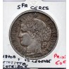 5 francs Cérès avec légende 1870 A TTB, France pièce de monnaie