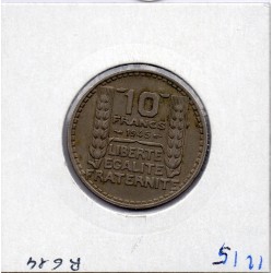 10 francs Turin 1945 rameaux court Sup-, France pièce de monnaie