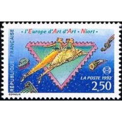 Timbre Yvert No 2758 Niort, congrès des sociétés philatéliques