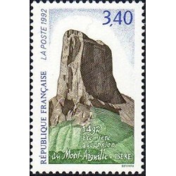 Timbre Yvert No 2762 Premiere ascension du mont Aiguille