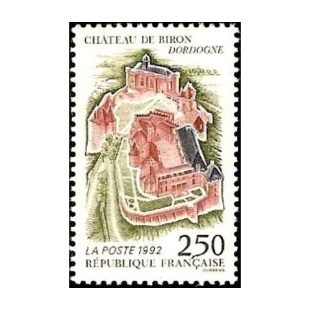 Timbre Yvert No 2763 Chateau de Biron