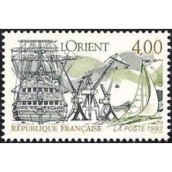 Timbre Yvert No 2615 Type liberté avec c vert 2.10fr