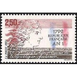 Timbre Yvert No 2771 An 1  de la république Française