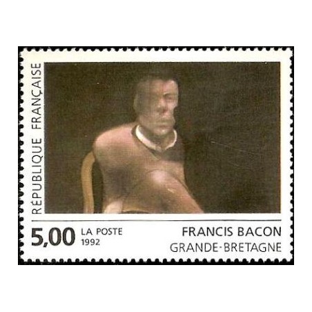 Timbre Yvert No 2779 F Bacon, étude pour le portrait de John Edward