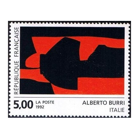 Timbre Yvert No 2780 Alberto Burri, création pour la Poste