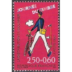 Timbre Yvert No 2792 Journée du timbre, distribution du courrier