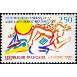 Timbre Yvert No 2795 Agde, jeux méditerranéens