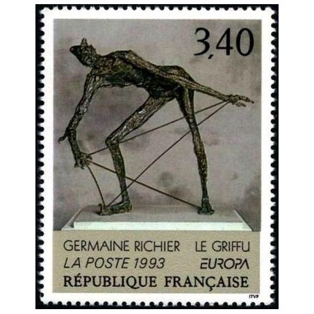 Timbre Yvert No 2798 Germaine Richier, Le Griffu