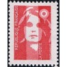 Timbre Yvert No 2806 Type Marianne du bicentenaire, sans valeur rouge