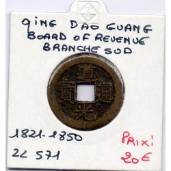 Dynastie Qing, Xuan Zong, Dao Guang Tong bao, Board Of revenue 1821, Hartill 22.571 pièce de monnaie
