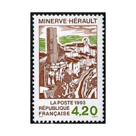 Timbre Yvert No 2818 Minerve Herault
