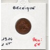 Belgique 1 centime 1914 en francais Sup+, KM 76 pièce de monnaie